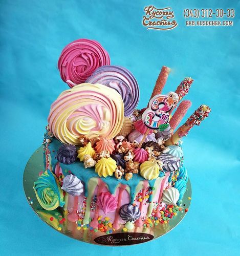 Детский торт «Торт со сладостями»