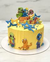 Детский торт «Радужные друзья»