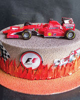 Праздничный торт «Формула 1 с Феррари»