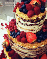 Праздничный торт «Открытый ягодный»