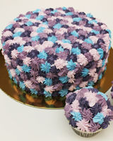 Праздничный торт «Весенние краски»