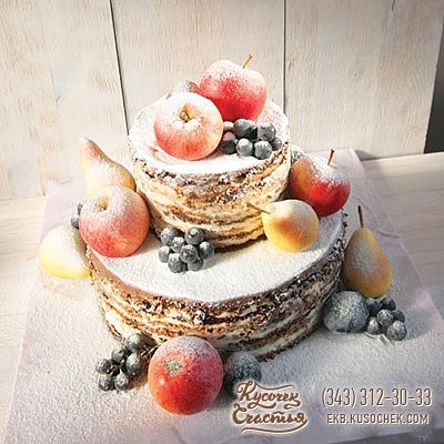 Свадебный торт «Осенние фрукты»