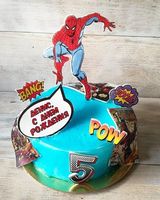 Детский торт «Человек-паук»