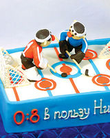 Детский торт «Хоккеисты»