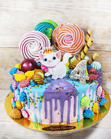 Детский торт «Кошечка Мари и сладости»