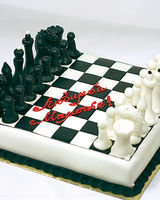 Праздничный торт «Шахматы»