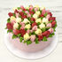Праздничный торт «Полянка тюльпанов» 1